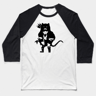 Beast Hunter minimal silhouette white Baseball T-Shirt